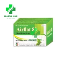Airflat 80 - Thuốc cải thiện triệu chứng khó tiêu, đầy hơi